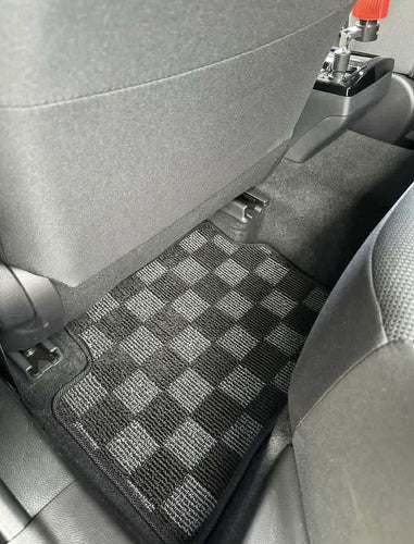 Phase 2 Motortrend (P2M) Checkered Carpet Race Floor Mats - Toyota GR Corolla (2023+)