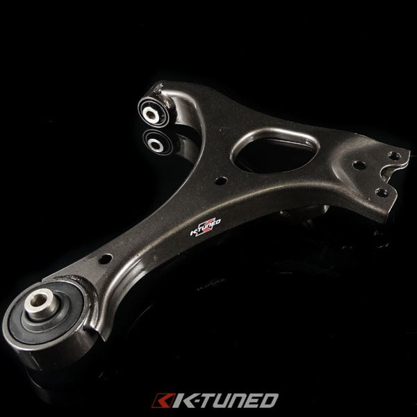 K-Tuned Front Lower Control Arms - Hardened Rubber Bushings - Honda Civic FA FD FG (2006-2011)