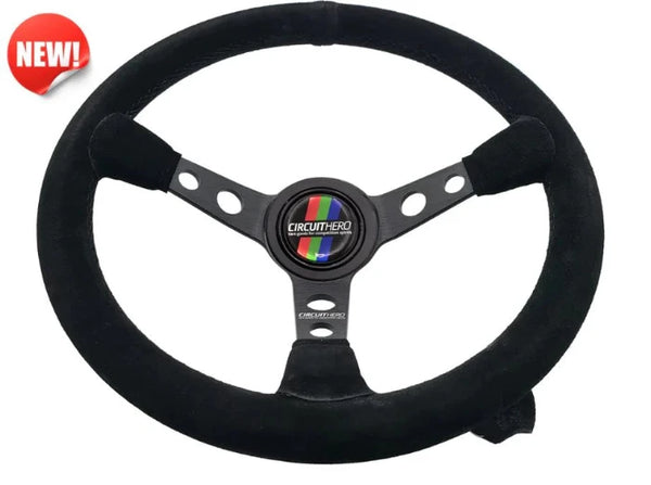 Circuit Hero 3 Spoke Steering Wheel w/ Holes