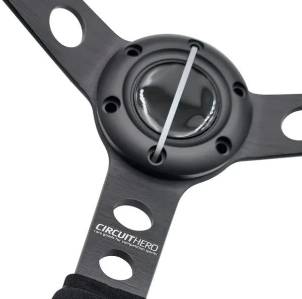 Circuit Hero 3 Spoke Steering Wheel w/ Holes