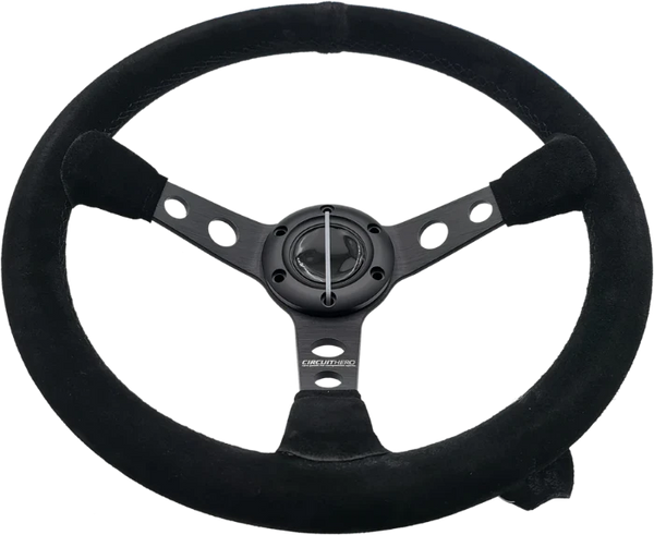 Circuit Hero 3 Spoke Steering Wheel w/ Holes