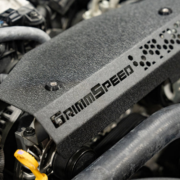 GrimmSpeed Pulley Cover - Black - Subaru WRX (2022+)