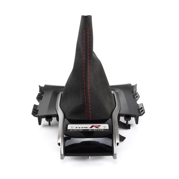 Hybrid Racing Alcantara Shift Boot - Black - Honda Civic / Si / FK8 Type R (2016-2021)