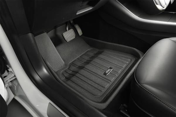 3D Maxpider Elitect Rubber Floor Mats Full Set - Tesla Model Y (2021+)