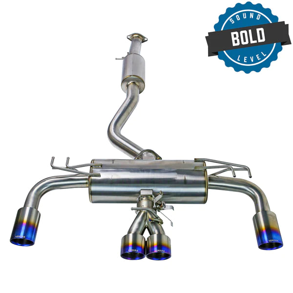 REMARK Ti Spec Quad Burnt Tip Exhaust System - Toyota GR Corolla (2023+)