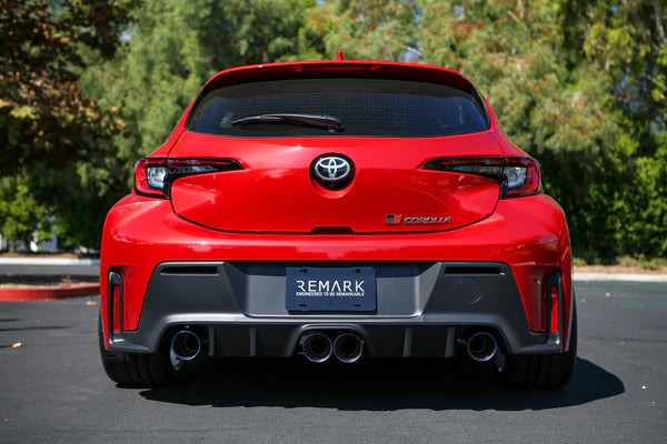 REMARK Ti Spec Quad Burnt Tip Exhaust System - Toyota GR Corolla (2023+)