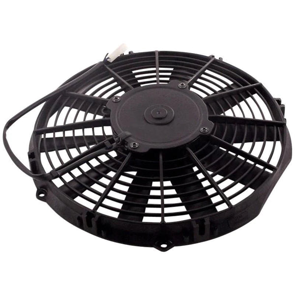 Blox Racing 12" Electric Slim Fan - Black - Universal