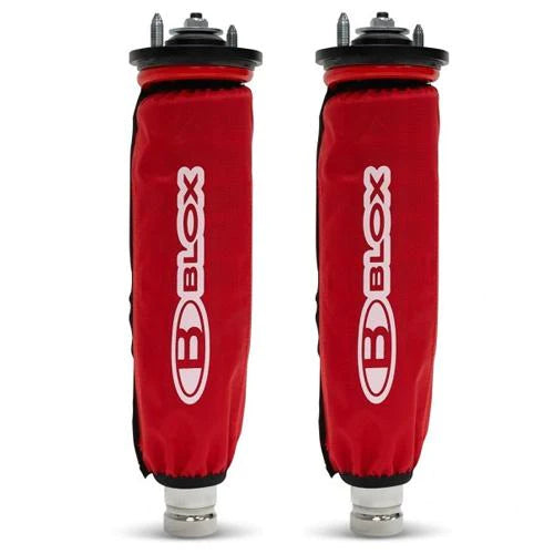 Blox Racing Nylon Coilover Sleeve Covers - Red