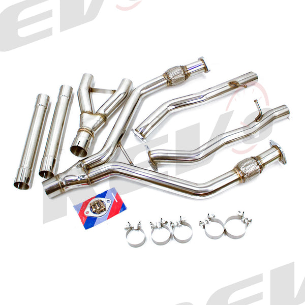 Rev9 Power Y-Pipe Stainless Steel Exhaust Mid-Piping Kit - Infiniti Q50 (V37) V6 3.0L (TT) 2016-23