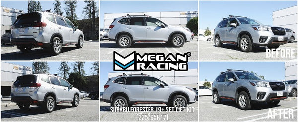 Megan Racing Front & Rear Suspension SFT Spacer Lift Kit - Subaru Forester (2019+)