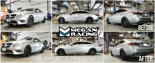 Megan Racing Euro Series Coilovers - Mercedes E-Class C207 / W207 (2011-2017)