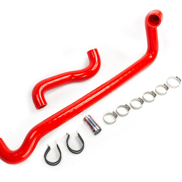 ISR Performance Red Silicone Radiator Hose Kit - Nissan Z33 350z w/ LSx Swap