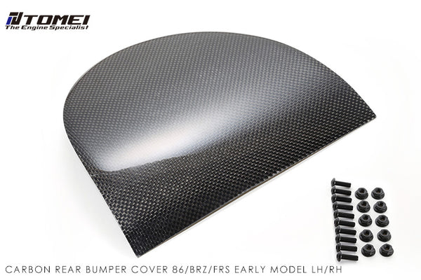 Tomei Carbon Fiber Rear Passenger Side Exhaust Bumper Cover - Scion FR-S / Subaru BRZ (2013-2016)