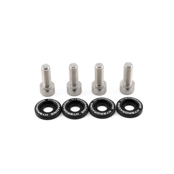 Hybrid Racing M6X1.0 Accessory Hardware Kit Black HYB-DWH-00-01