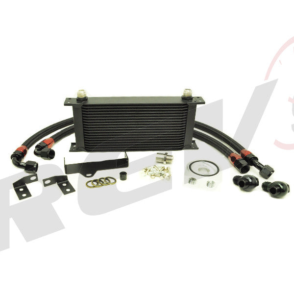 Rev9 Power 19 Row Bolt On Upgrade Oil Cooler Kit - Subaru WRX & STI EJ20 EJ25 (2006-2007)