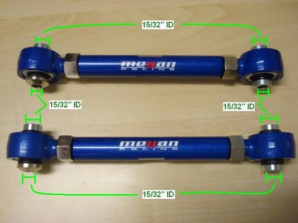 Megan Racing Rear Camber Control Arms - BMW 3 Series 128i 135i E82 E87 (2008-2013)