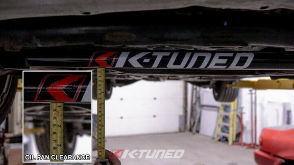 K-Tuned Front Oil Pan Lower Bottom Crash Tie Bar - Honda Civic Si (2012-2015)