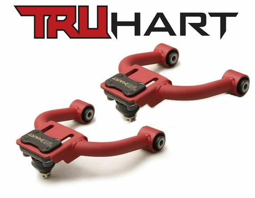 TruHart Front Adjustable Upper Camber Control Arms FUCA w/ Pillowball Bushings - Honda Civic EK (1996-2000)