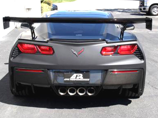 APR Performance Carbon Fiber GTC-500 Adjustable Wing Spoiler 71" - Chevrolet Corvette C7 & Z06 (2014-2019)