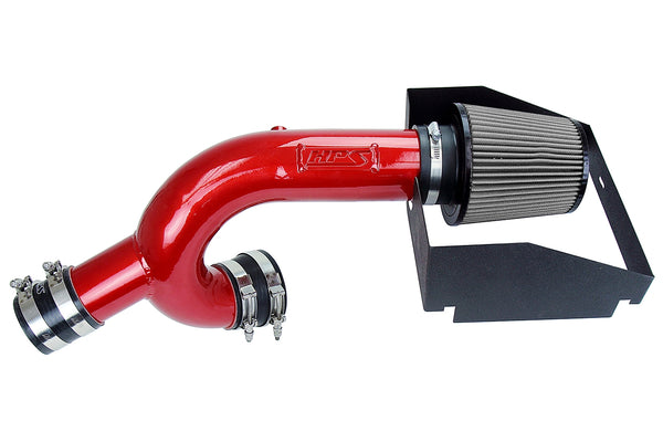 HPS Red Shortram Cold Air Intake Kit Ford 2015-2018 F150 2.7L Ecoboost Turbo 827-634R