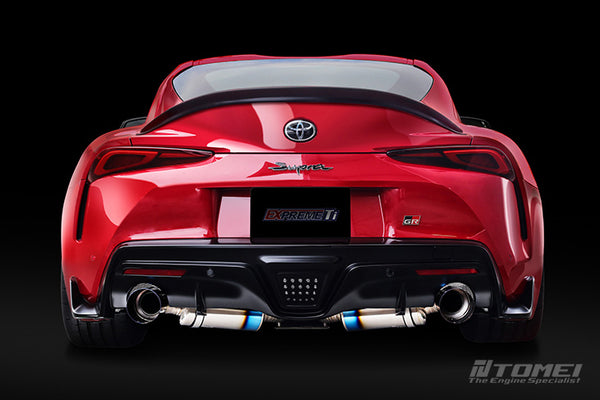 Tomei Expreme Ti Titanium Type D Dual Exhaust System - Toyota GR Supra (2020+)