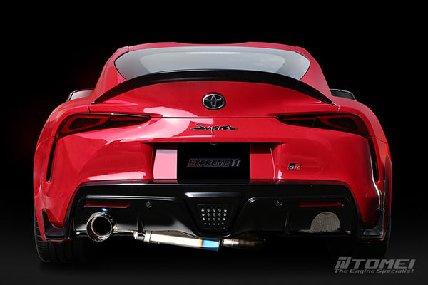 Tomei Expreme Ti Titanium Type R Single Exit Exhaust System - Toyota GR Supra (2020+)