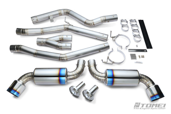 Tomei Expreme Ti Titanium Type D Dual Exhaust System - Toyota GR Supra (2020+)