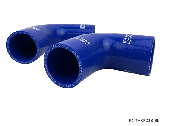 Phase 2 Motortrend (P2M) 4 Ply Silicone Turbo Hose Kit - Blue - Mazda RX-7 FC3S 13B (1985-1991)