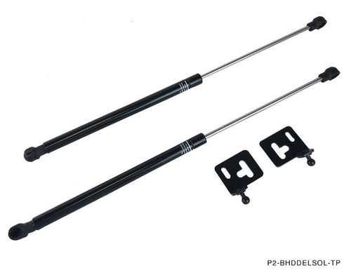 Phase 2 Motortrend (P2M) Black Series Engine Hood Bonnet Dampers Set - Honda Civic Del Sol EG2 (1992-1998)