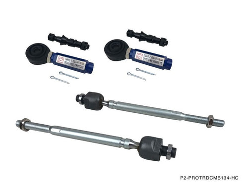 Phase 2 Motortrend (P2M) Inner Tie Rod + Pro Outer Tie Rod Combo Kit - Nissan 240sx S13 S14 (1989-1998)