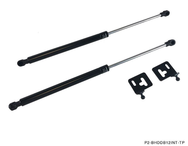 Phase 2 Motortrend (P2M) Black Series Engine Hood Bonnet Dampers Set - Acura Integra DB1 DB2 (1990-1993)