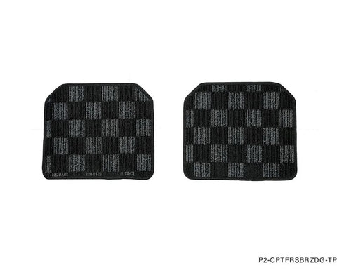 Phase 2 Motortrend (P2M) Front & Rear Carpet Floor Mats - Scion FR-S (2013-2016) / Subaru BRZ (2013-2021) / Toyota GT86 (2016-2021)