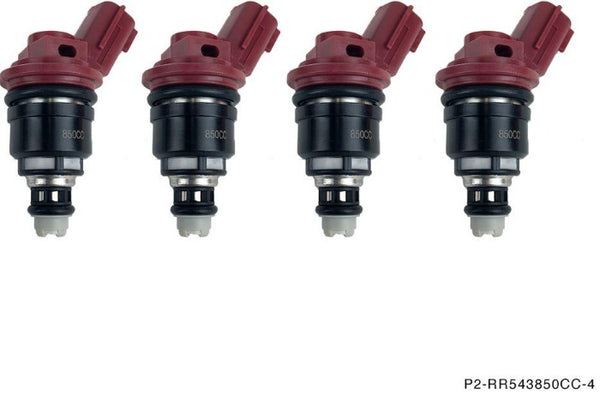 P2M Phase 2 Motortrend 850cc Side Feed Injectors Kit - Nissan 180sx 240sx S13 S14 SR20DET KA24DE