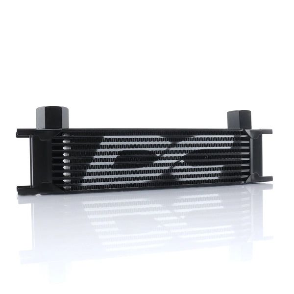 DC Sports Performance 10 Row Oil Cooler - Black - Universal