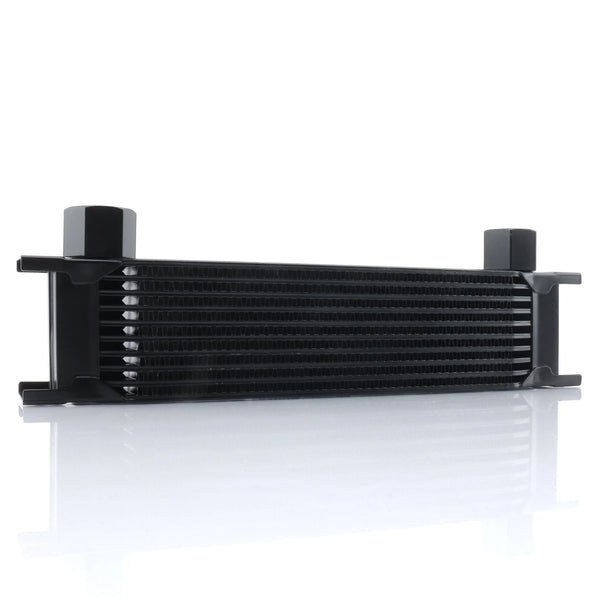 DC Sports Performance 10 Row Oil Cooler - Black - Universal