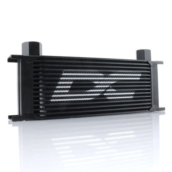 DC Sports Performance 15 Row Oil Cooler - Black - Universal