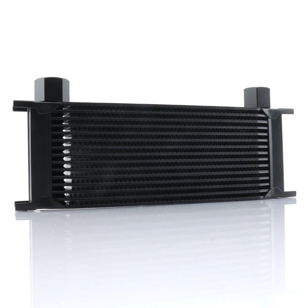 DC Sports Performance 15 Row Oil Cooler - Black - Universal