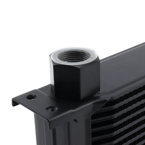 DC Sports Performance 15 Row Oil Cooler - Black - Universal