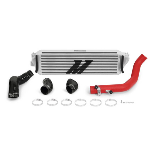 Mishimoto Performance Intercooler Kit Silver Core Red Piping - Honda Civic Type R FK8 (2017+)