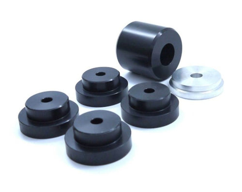 SPL Parts Billet Aluminum Solid Differential Mount Bushings Kit - Nissan Z33 350Z / Infiniti V35 G35