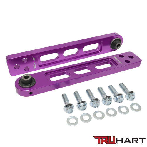 TruHart Rear LCA Lower Camber Control Arms - Purple - Honda Civic & Si (2001-2005)