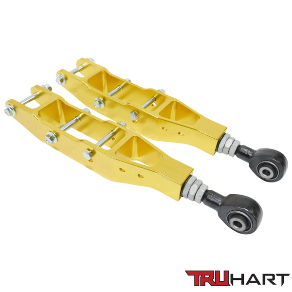 TruHart Adjustable Rear Lower Control Arms - Gold - Subaru BRZ (2012+)