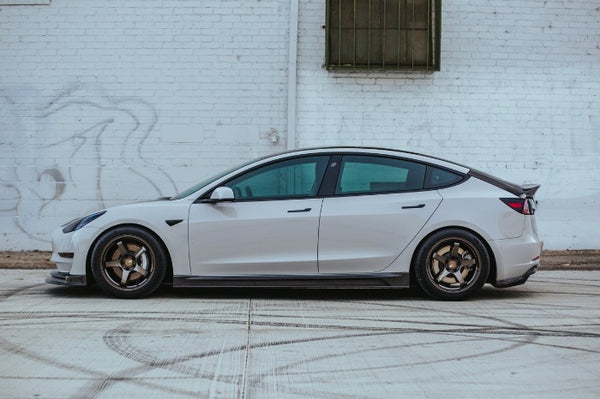 Seibon Carbon Fiber Side Skirts Pair - Tesla Model 3 (2017+)