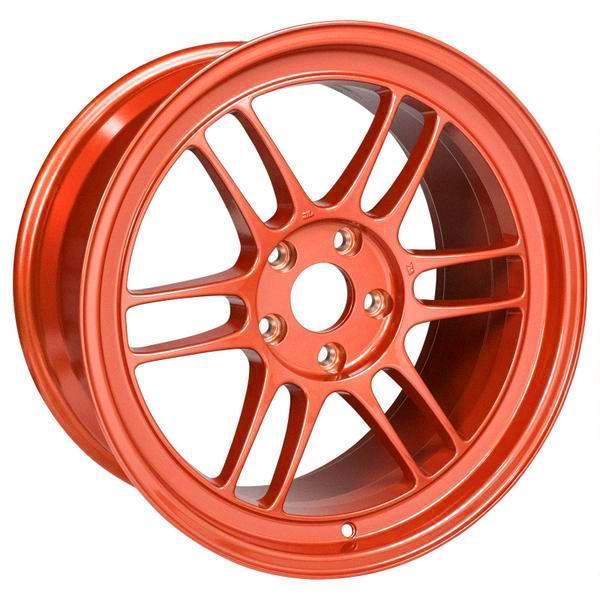 Enkei RPF1 18x9.5 / 5x114.3 / 38mm Offset - Orange Wheel