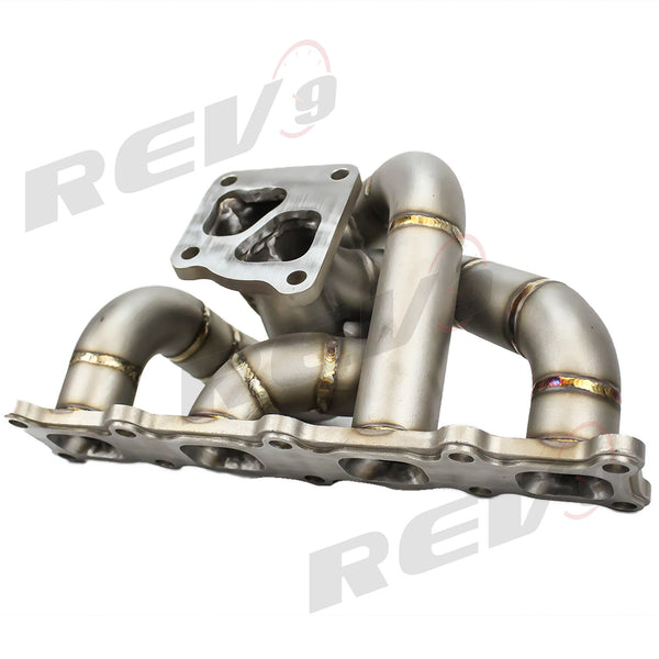 REV9 HP Series Equal Length Turbo Manifold w/ 45mm Runner - Mitsubishi Lancer Evolution EVO X 4B11 (2008-2016)