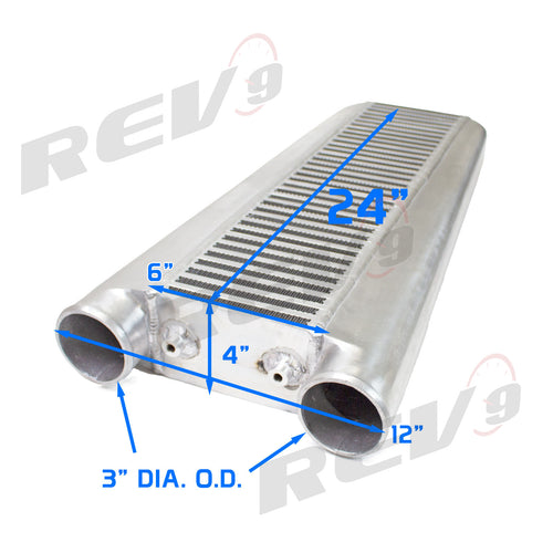 Rev9 Spec-A Type 2 Aluminum Intercooler Bar And Plate Design - Universal