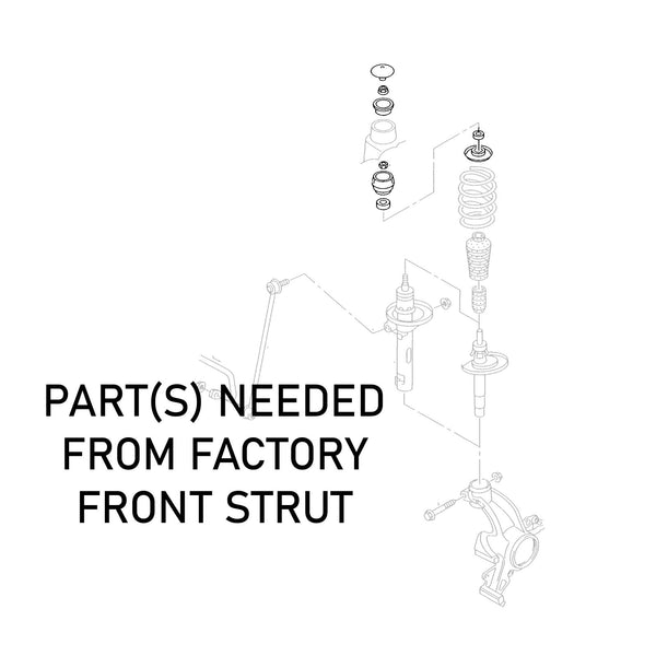 GSP Godspeed Project Mono SS Coilovers - Volkswagen Golf (MK4) 1999-05  (FWD) (49MM Front Axle Clamp)