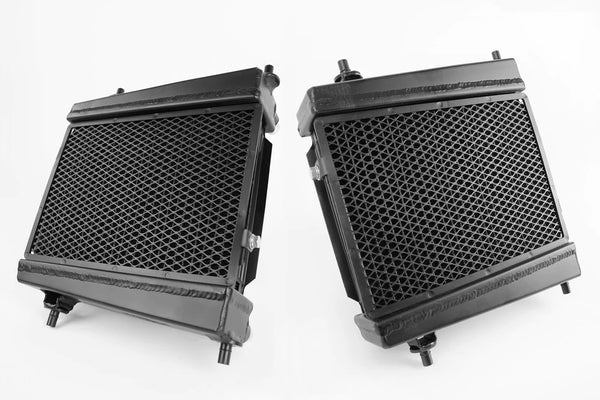 CSF High Performance Black Auxiliary Radiators Set - Toyota A90 Supra (2020+)