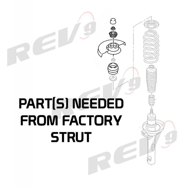 Rev9 Power Hyper-Street II Coilovers - Volkswagen R32 (MK4) 2003-04