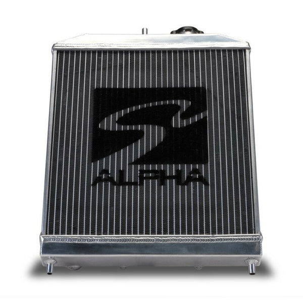 Skunk2 Racing Alpha Half-Size Dual Core Aluminum Radiator - Honda Civic (1992-2000)